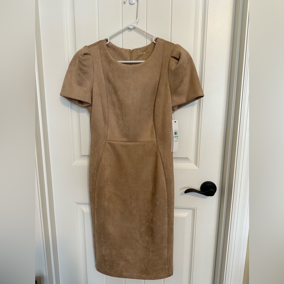 Calvin Klein Dresses & Skirts - COPY - 🆕Calvin Klein Faux Suede Dress